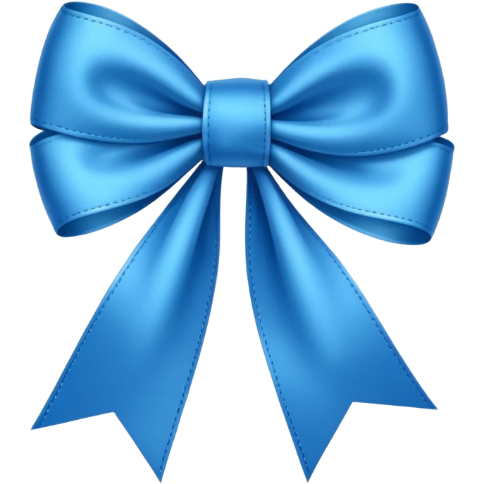Laço azul  emoji