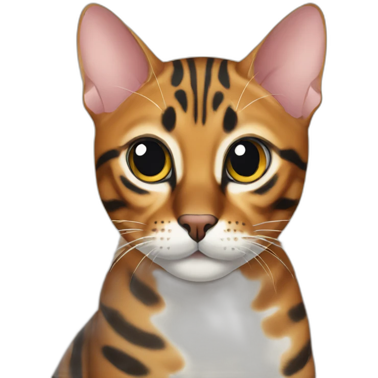 bengal cat emoji