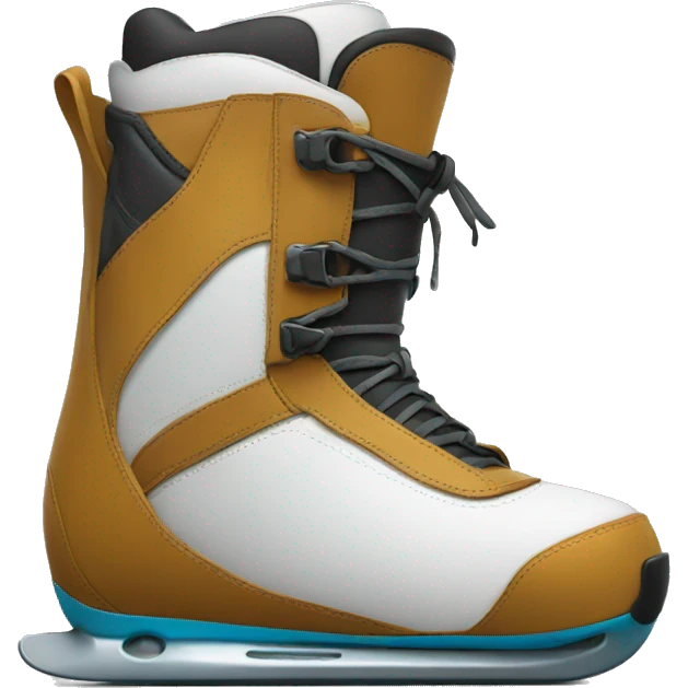 Snowboarding boot emoji