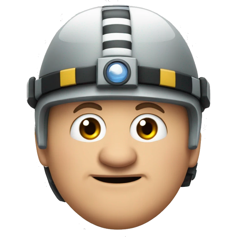Olaf Scholz mit bauhelm emoji