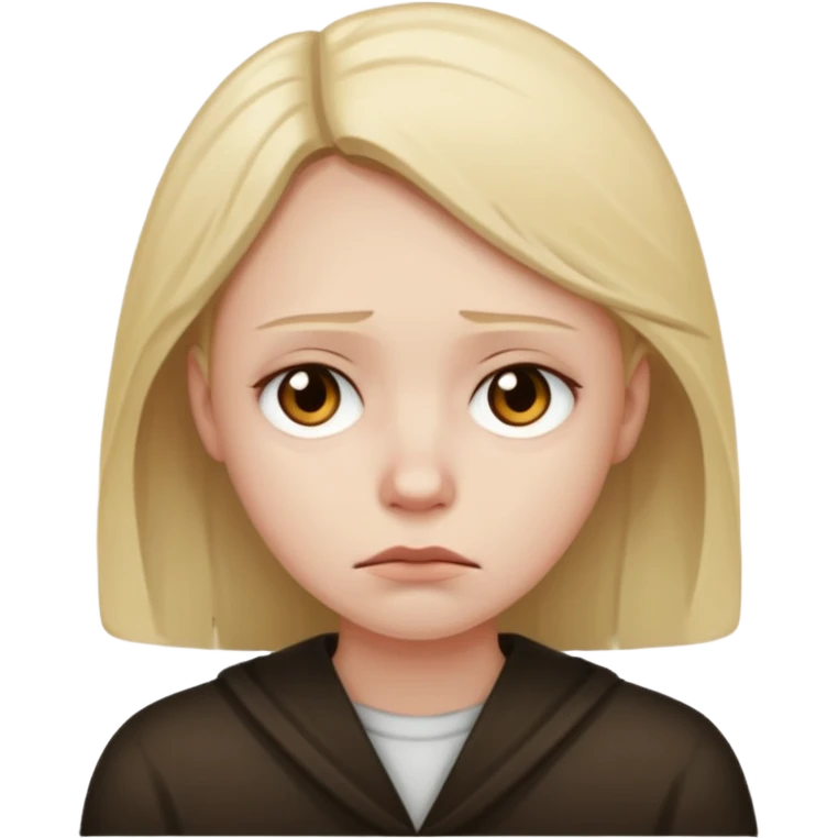 Sad face WITH A middle ringer emoji