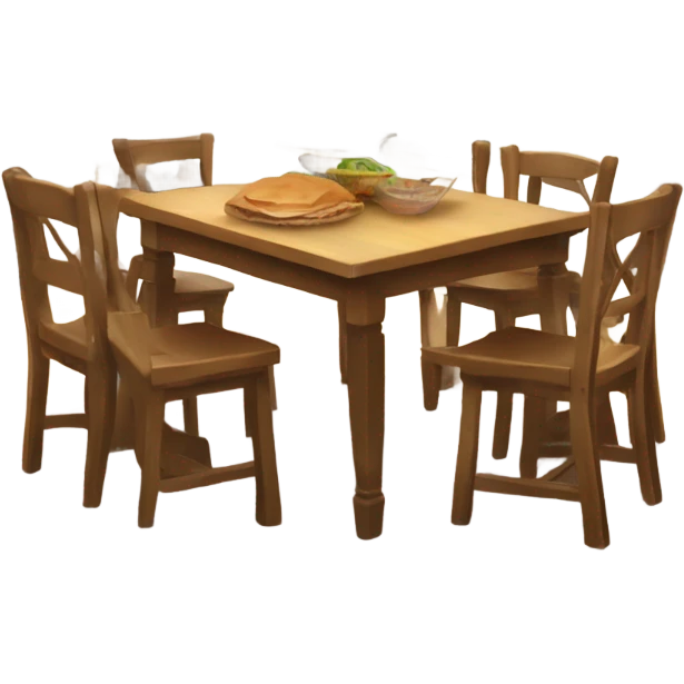 rusitc Kitchen Table emoji