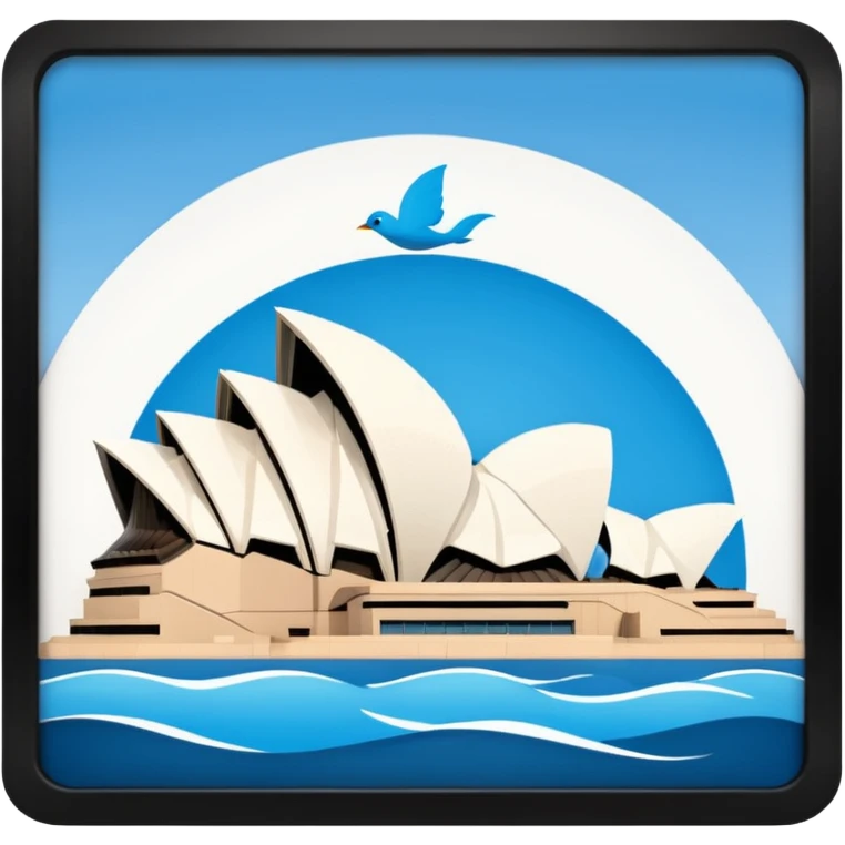 salesforce logo behind sydney opera house emoji