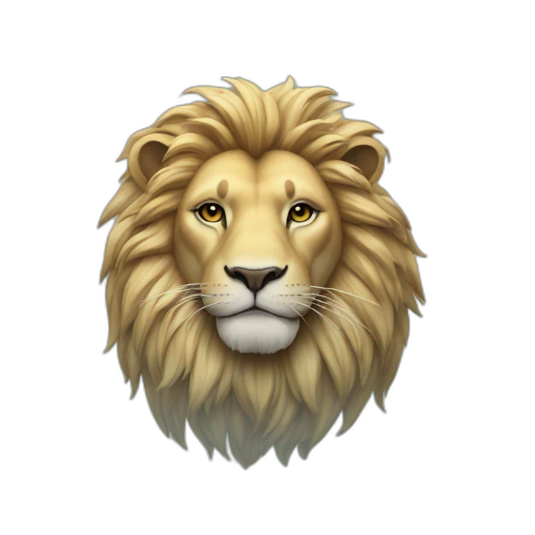 Lion sur l’eau emoji