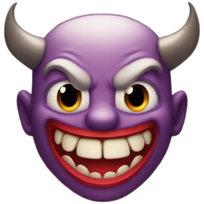 Grinning devil emoji