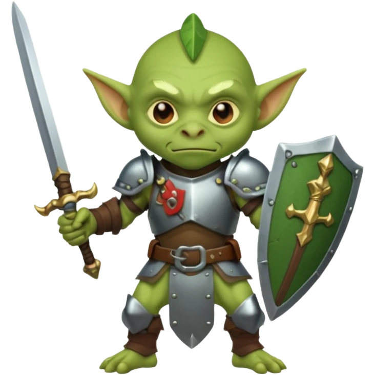 goblin soldier potrait  emoji