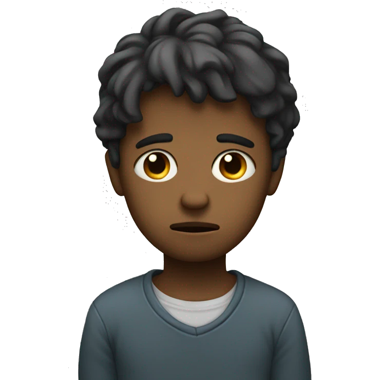 Sad boy emoji