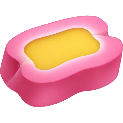 yellow pack of pink gum emoji