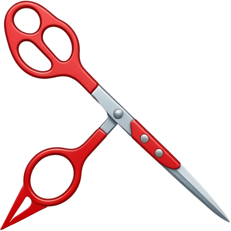 red scissor emoji