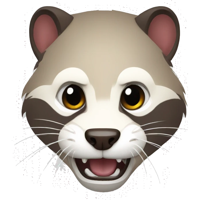ferret angry emoji