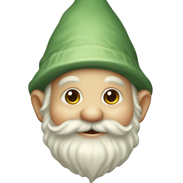 Cute vintage gnome emoji