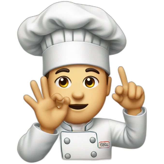 chef kiss pinched fingers emoji