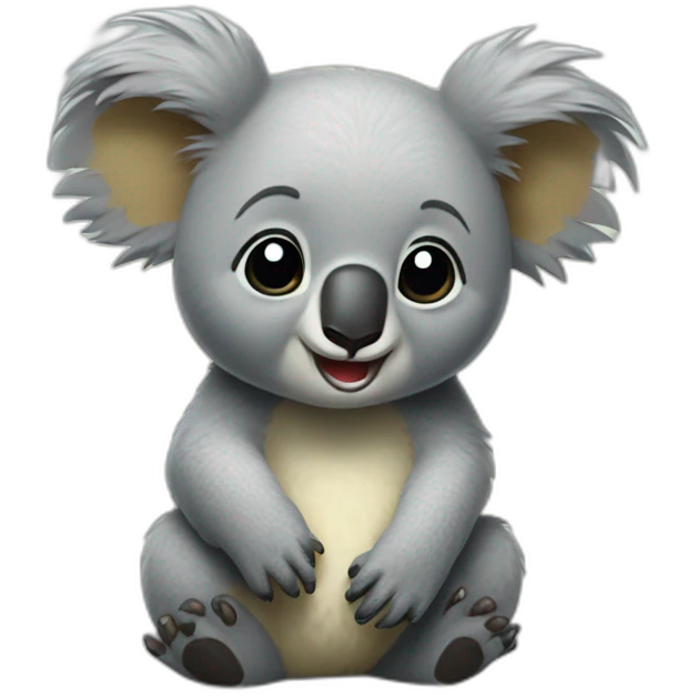 Koala with pickatchu emoji