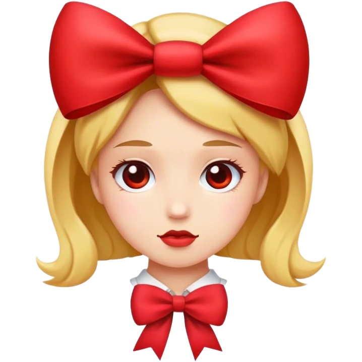 Moño rojo emoji