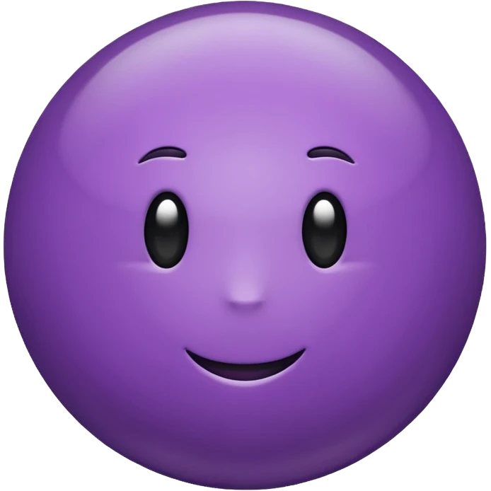 purple color ball emoji