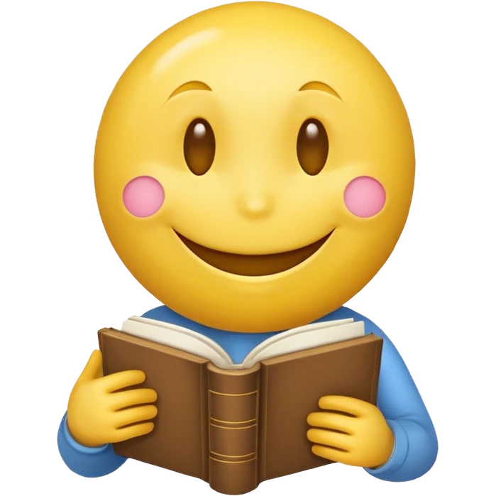 A emoji with a book in its hands like these but combined 😁📖 emoji