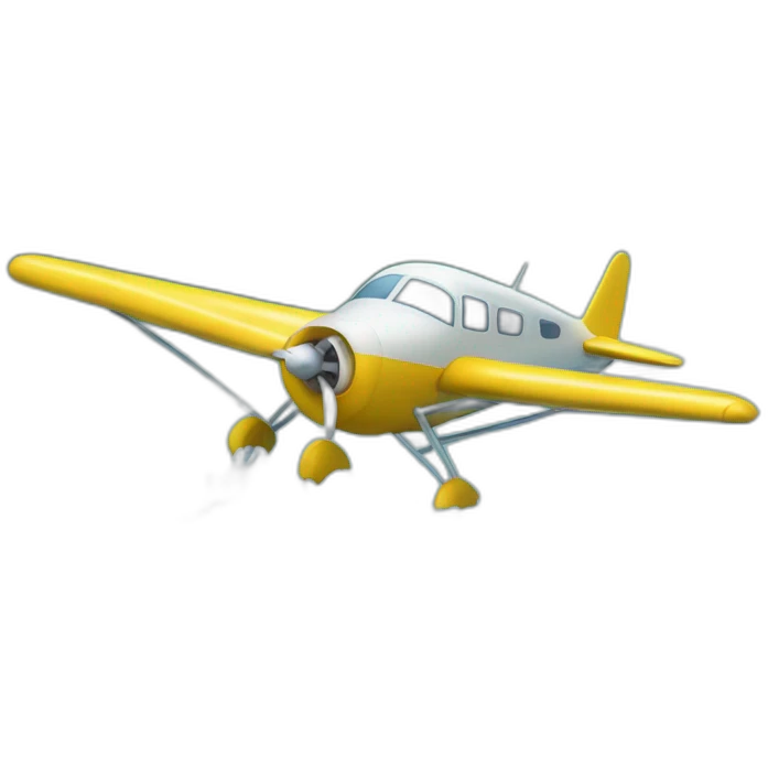 Avion dans l’eau emoji