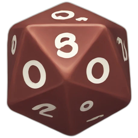Roll dice D20 emoji