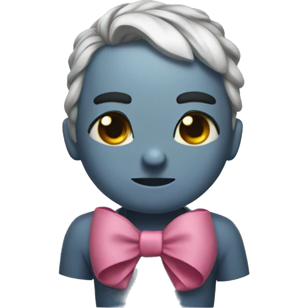 Sticich with a bow  emoji