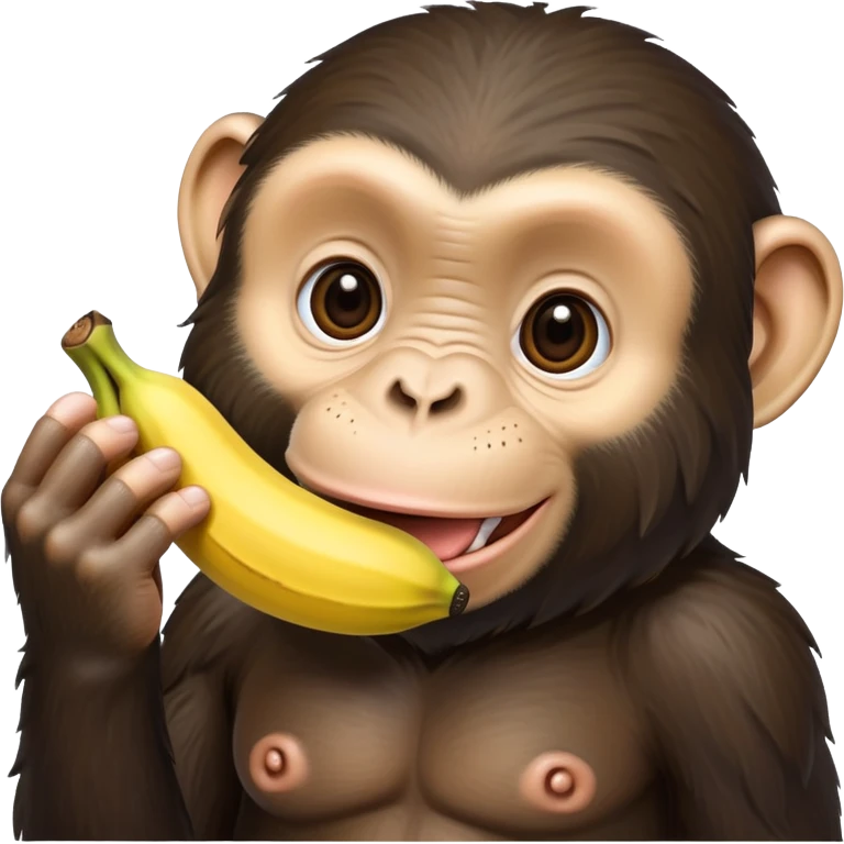 Chimpanzeenee bananini emoji
