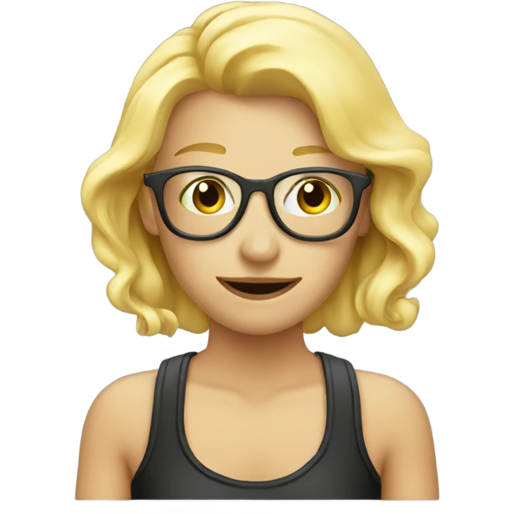 Blonde vaper  emoji