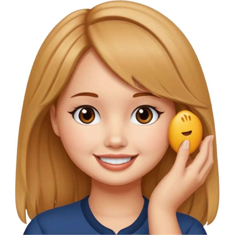 debby ryan tucking hair behind ear emoji emoji