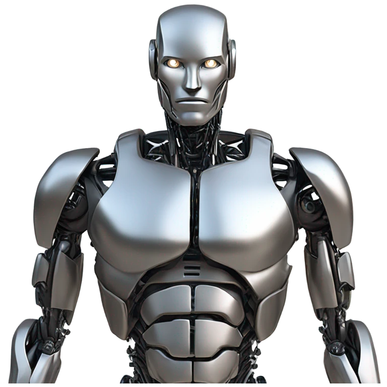 robot with 6 pack emoji