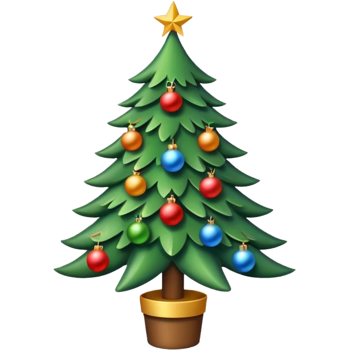 크리스마스 tree emoji