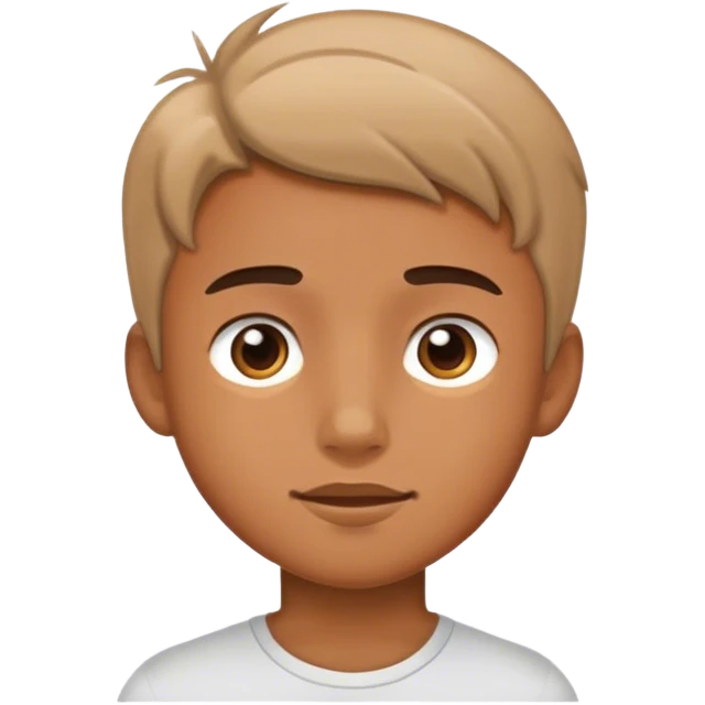 realistic portrait of a boy emoji