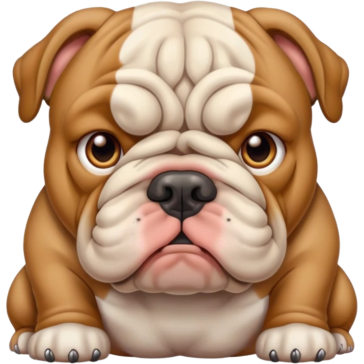 A bulldog emoji
