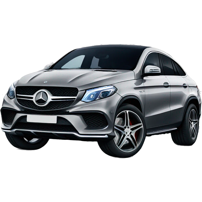 Mercedes GLE coupe grey emoji