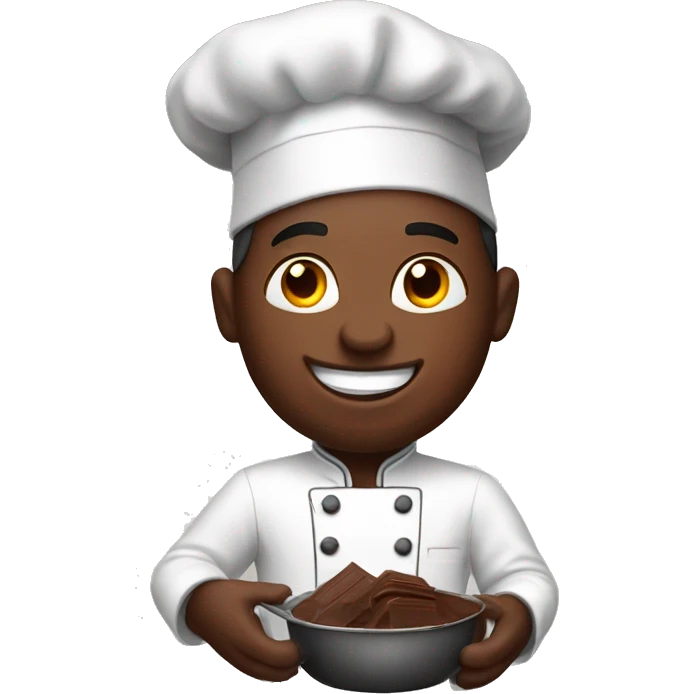 chefmessi cooking chocolate  emoji