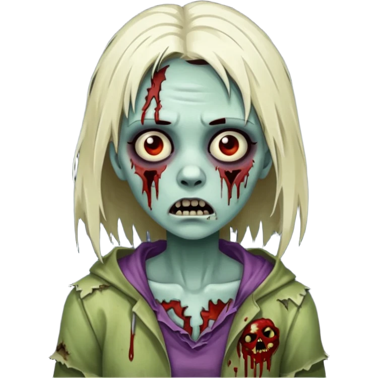 zombie girl franja emoji