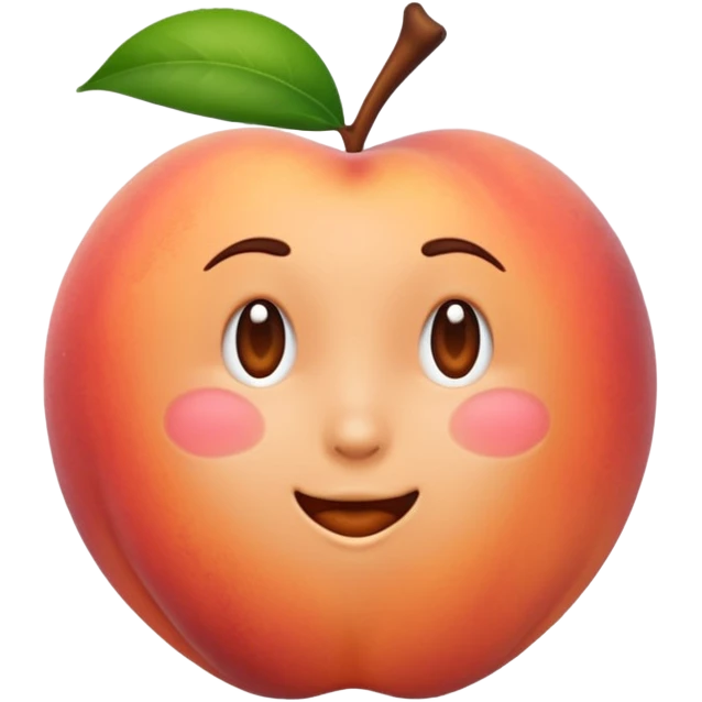Peach emoji slapped  emoji