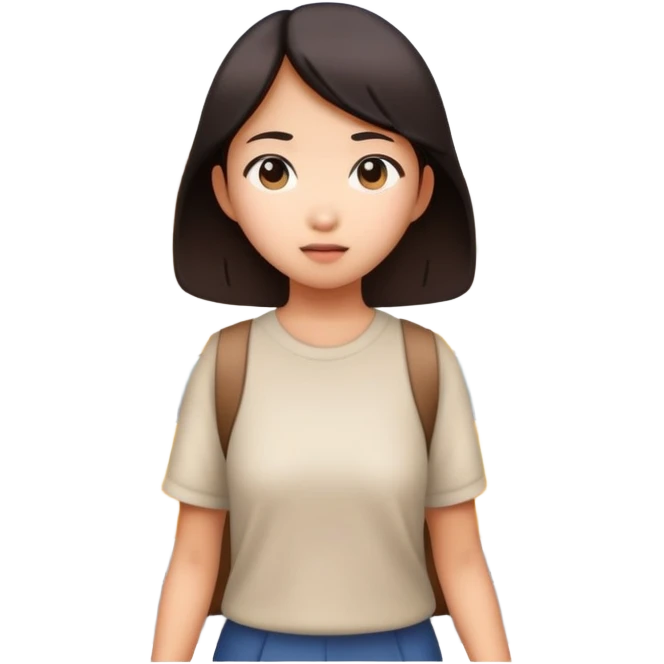 Asian girl walking in streets and then a car comes out of nowhere and hits her  emoji