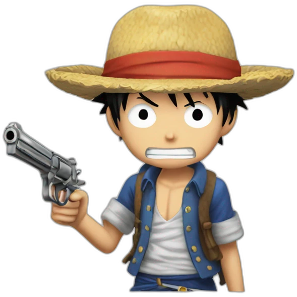 Luffy gomu gomu no pistol emoji