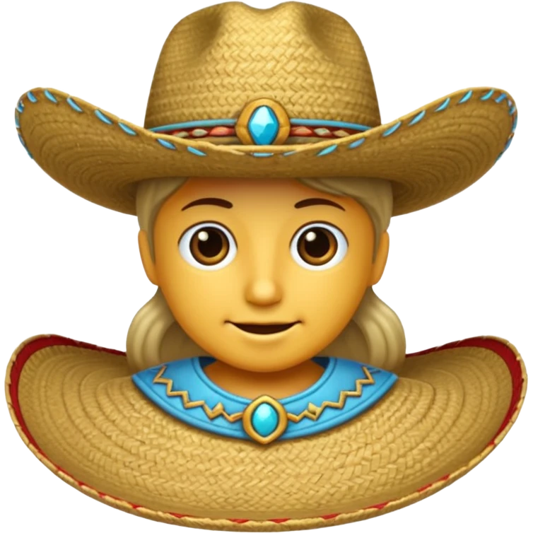 Sombrero de vaquero emoji