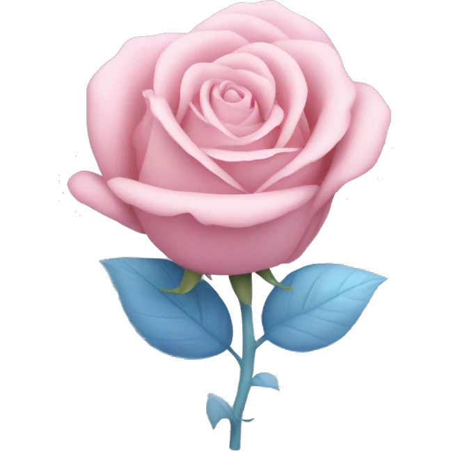 Cœur pastel rose and blue  emoji