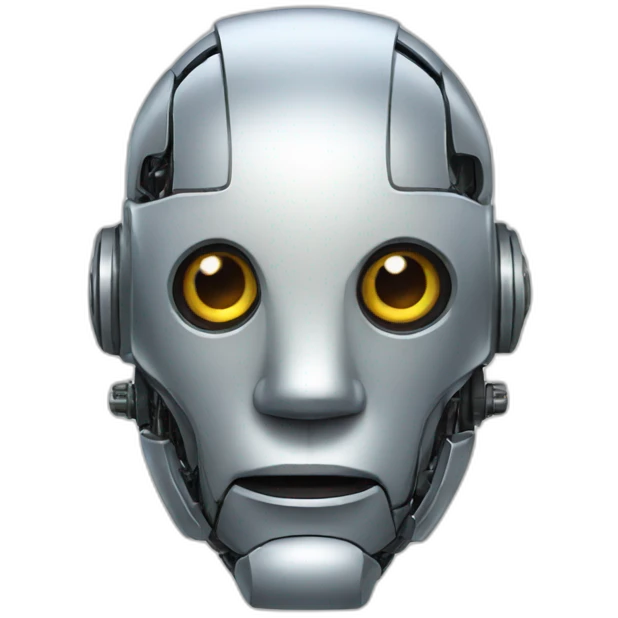 robot head emoji