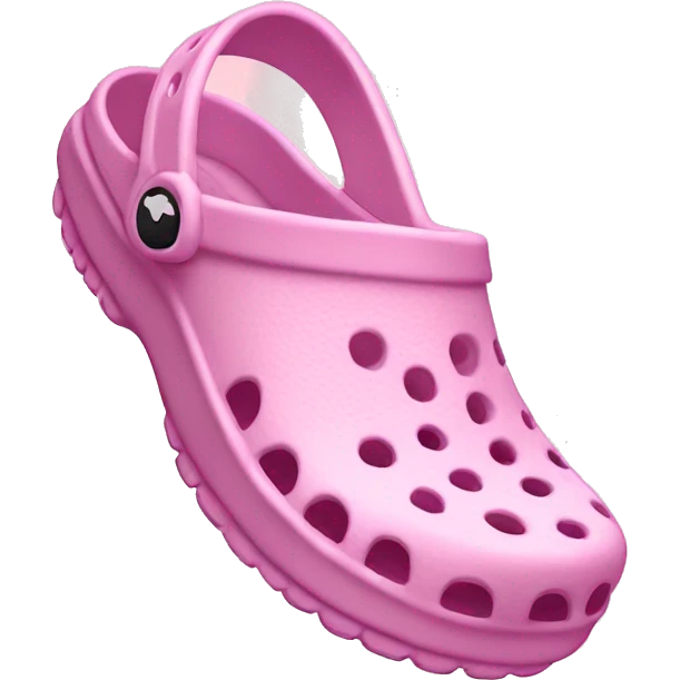 light pink crocs emoji