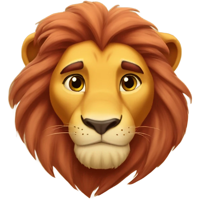 The lion king simba and mufasa emoji
