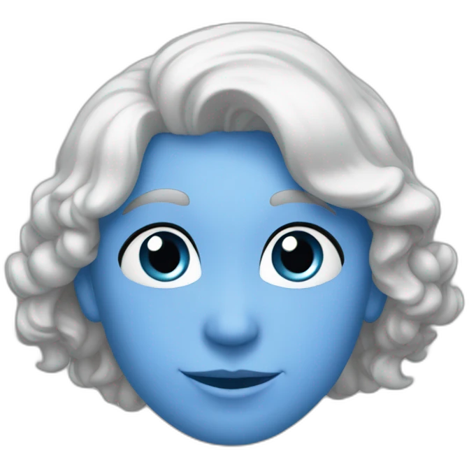 Cœur bleu clair  emoji