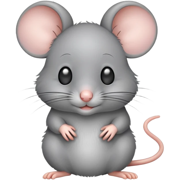 Realistic mouse emoji