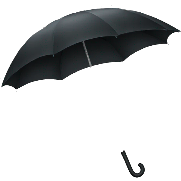 Black umbrella emoji
