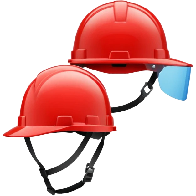 red Safety Helmets emoji