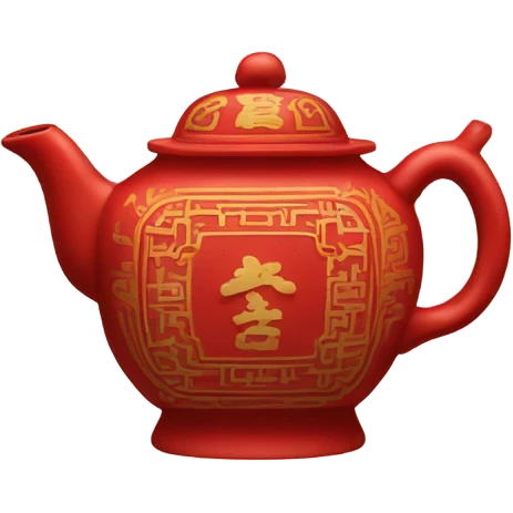 China teapot red emoji