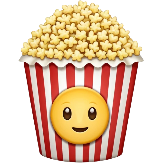 Movie theater popcorn emoji