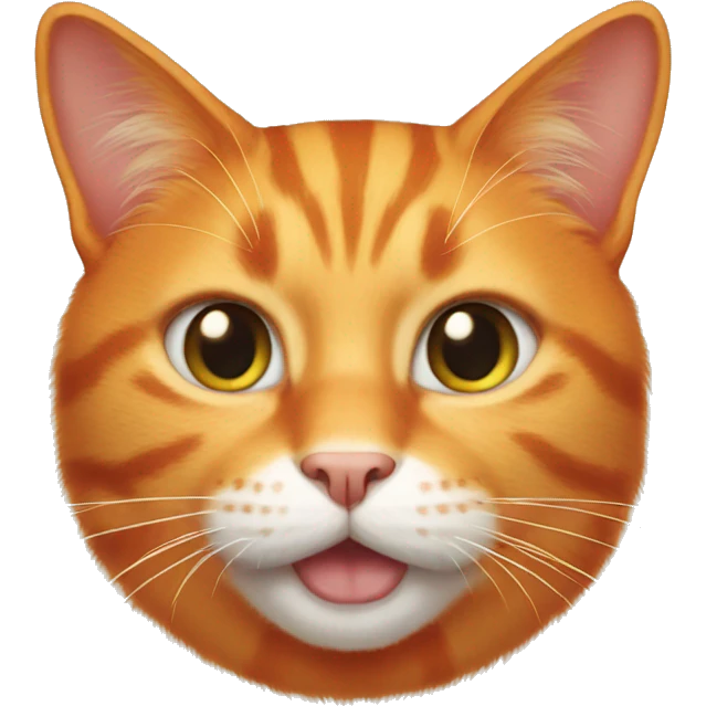 Orange cat emoji