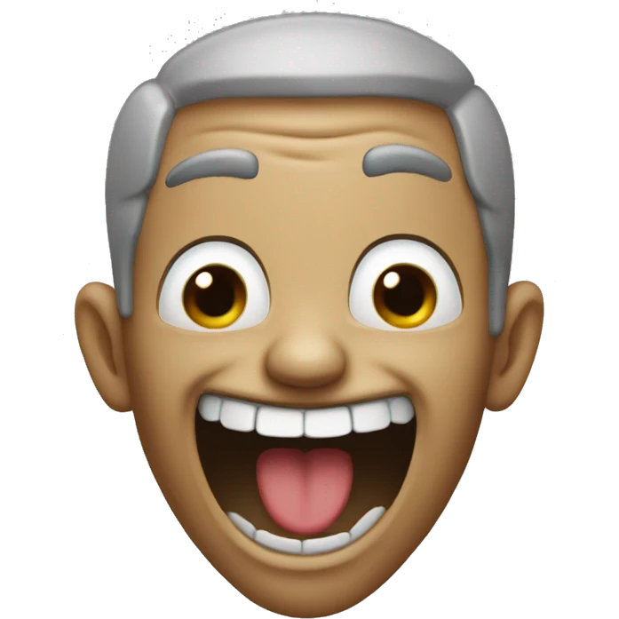 Creepy laugh  emoji
