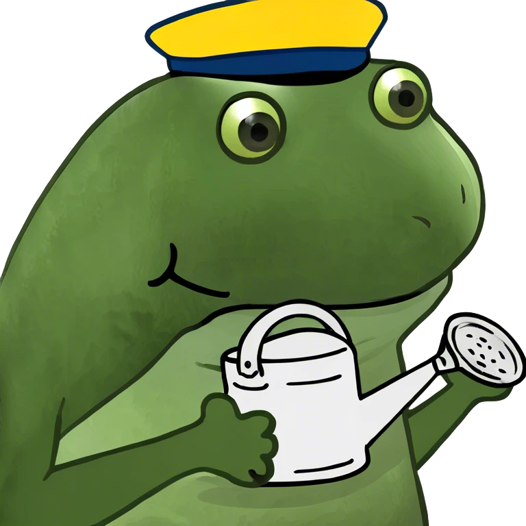 Flower being watered  emoji